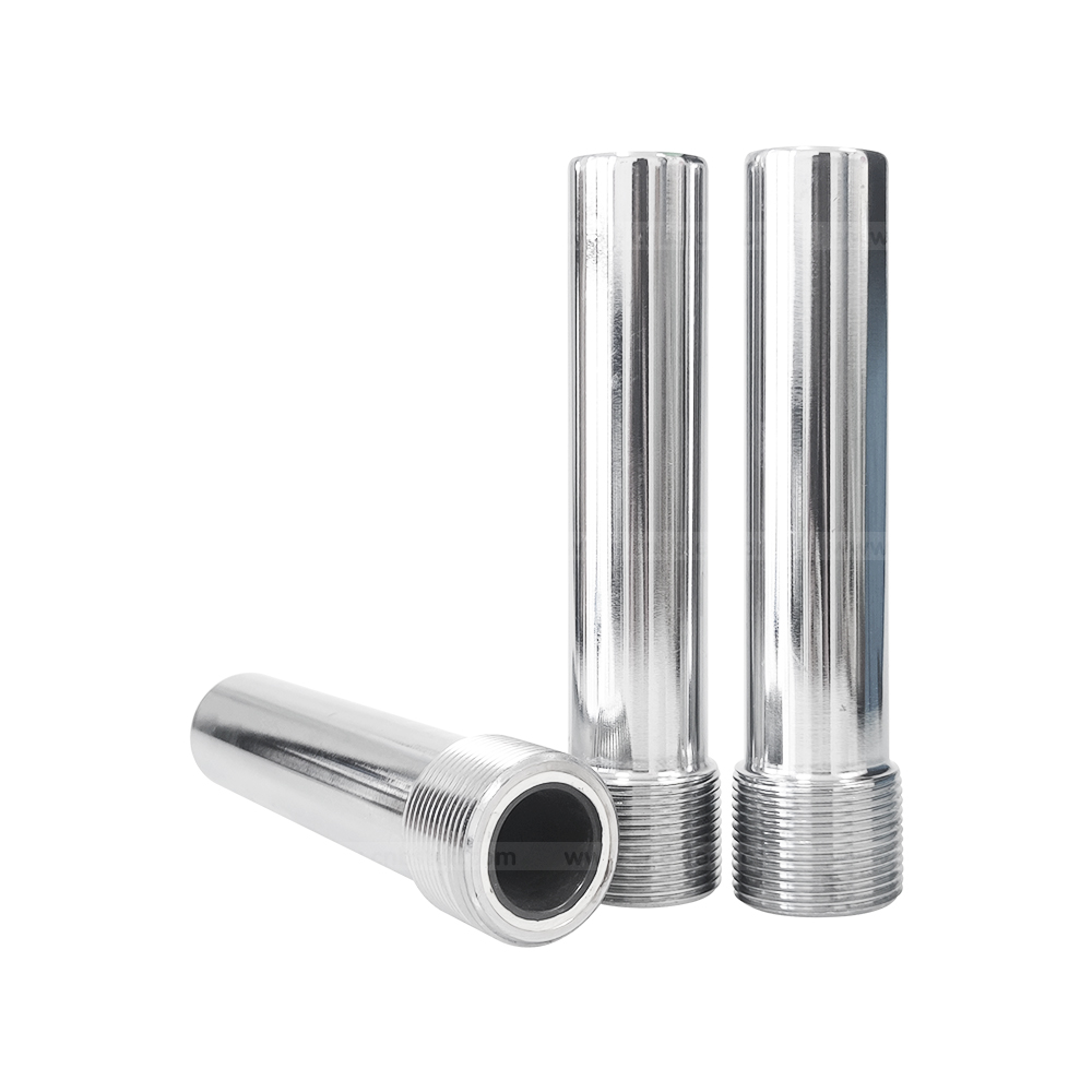 Long Venturi Nozzle Fine Thread Single Inlet with Steel Jacket