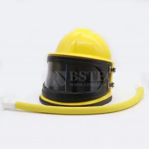 ABS sandblast helmet with breathing hose