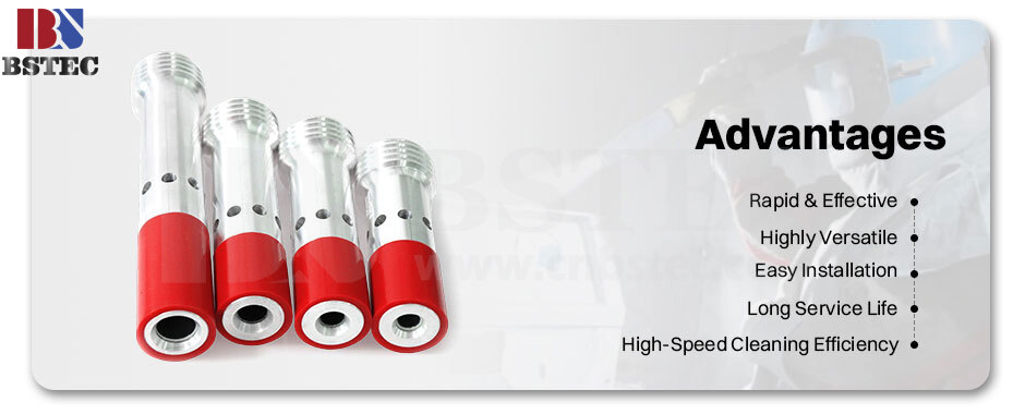 Long Venturi Nozzle Coarse Thread Double Inlets with Al Jacket Long Venturi Nozzle Coarse Thread Double Inlets with Al Jacket