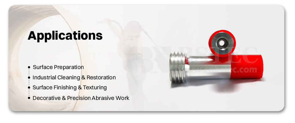 Long Venturi Nozzle Coarse Thread Single Inlet with Al Jacket Long Venturi Nozzle Coarse Thread Single Inlet with Al Jacket